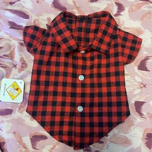 XS Dog Button Shirt